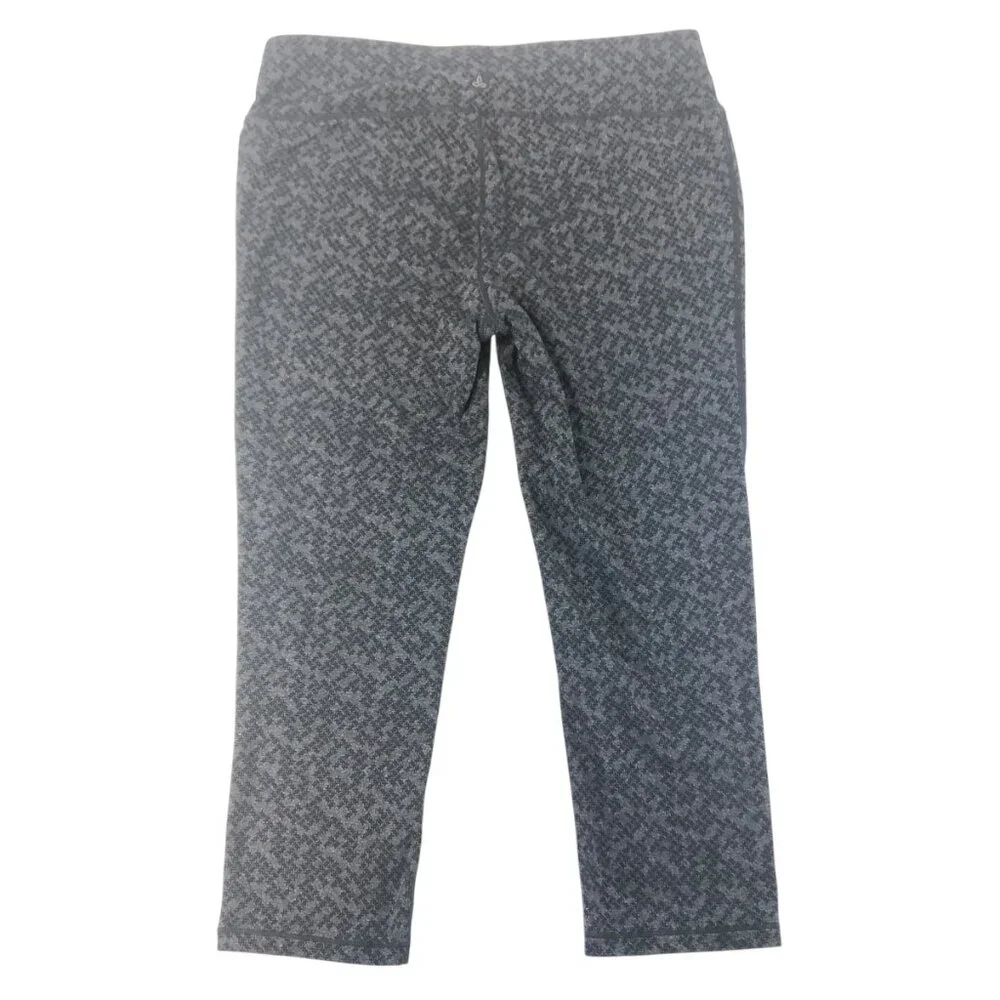 Prana Ashley Gray & Black Cropped Yoga Legging - Picture 2 of 8